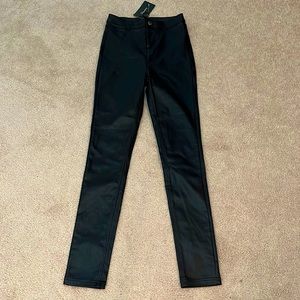 Faux Leather Pants